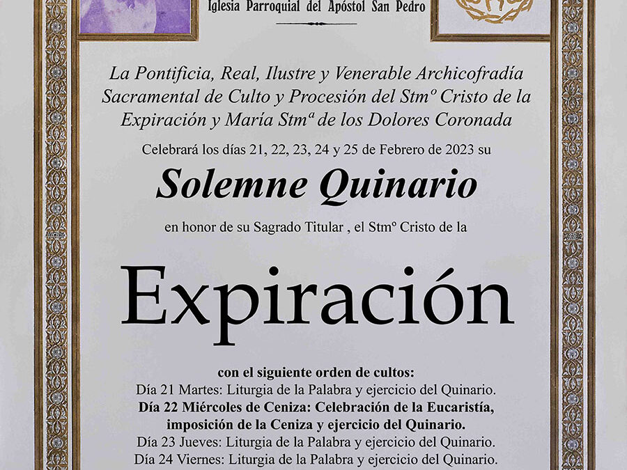 Solemne Quinario